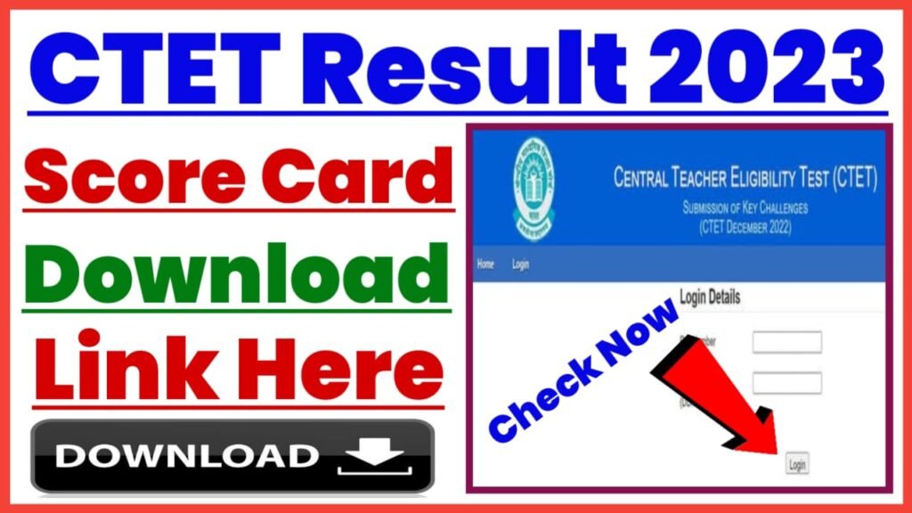 CTET Result 2023